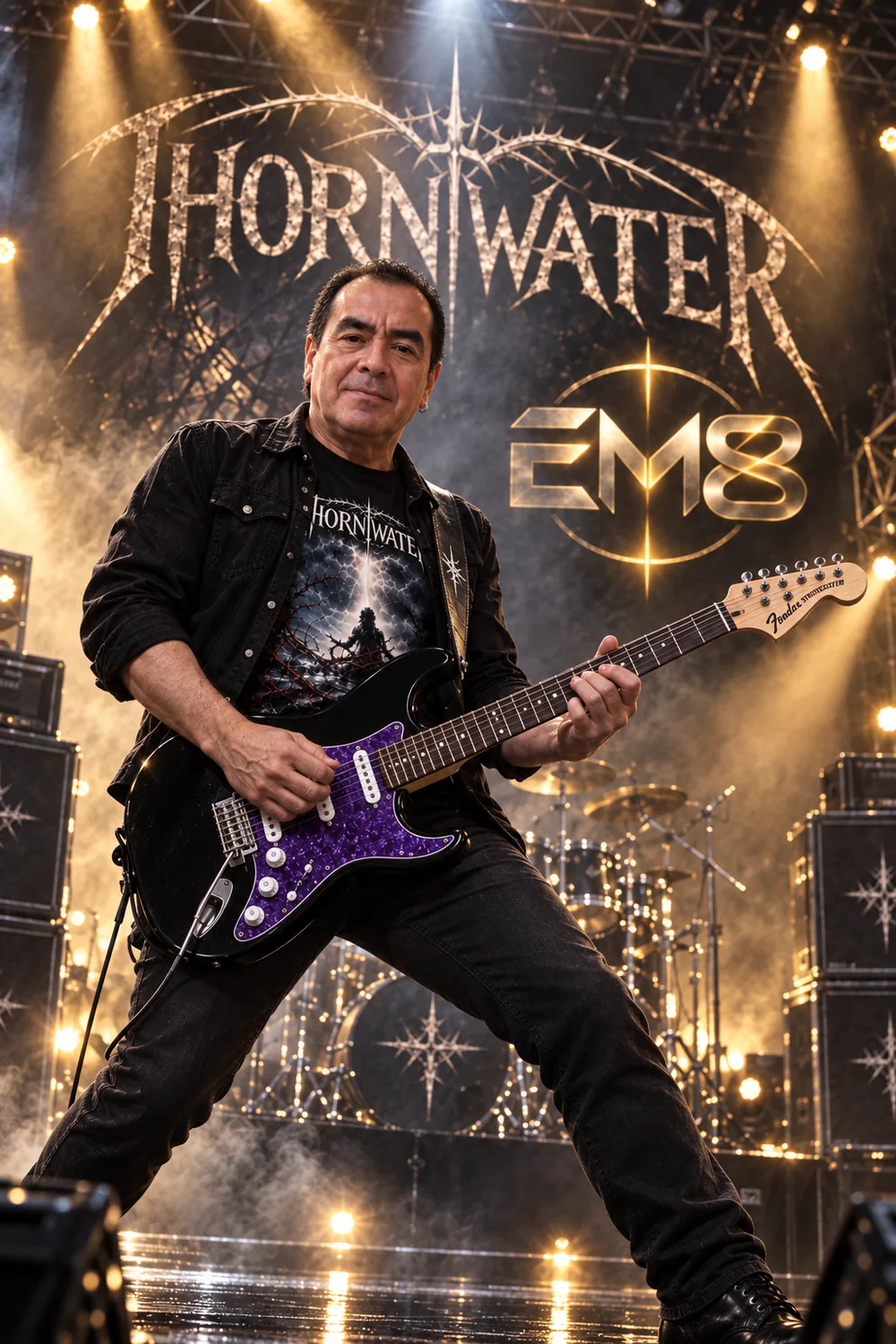 EM8 performing with THORNWATER