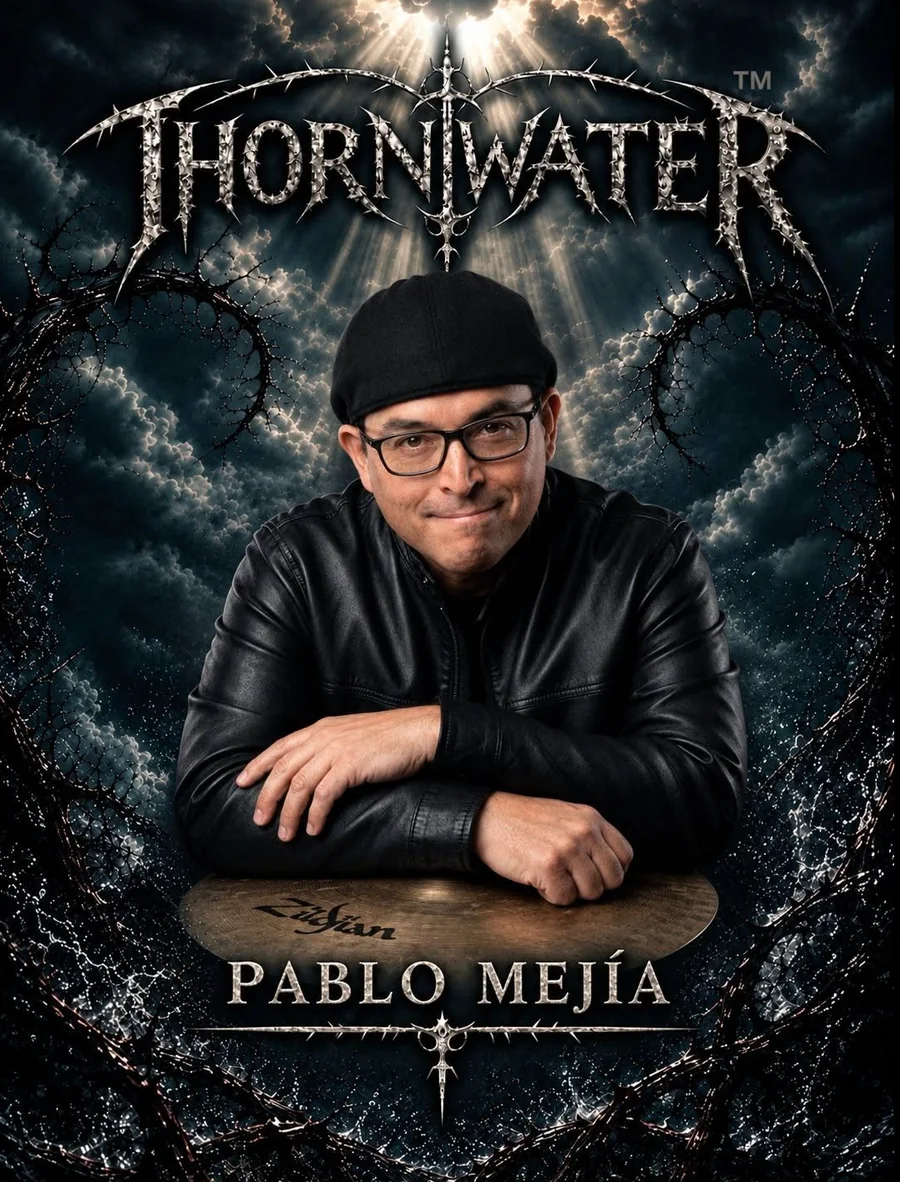 Pablo Mejía, THORNWATER drummer